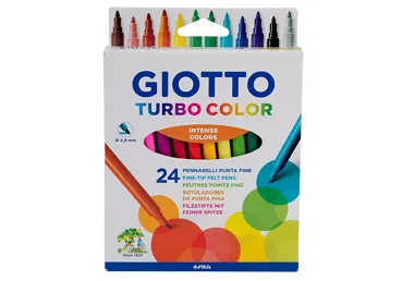 Viltpliiatsid GIOTTO Turbo,  24värvi