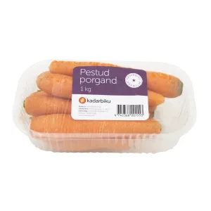 Porgand pakitud, KADARBIKU KÖÖGIVILI, 1 kg