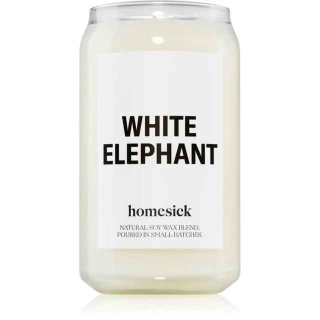 homesick White Elephant lõhnaküünal 390 g