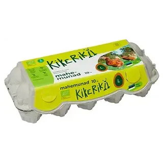 Mahe kanamuna L, KIKERIKII ÖKOMUNAD, 10 tk