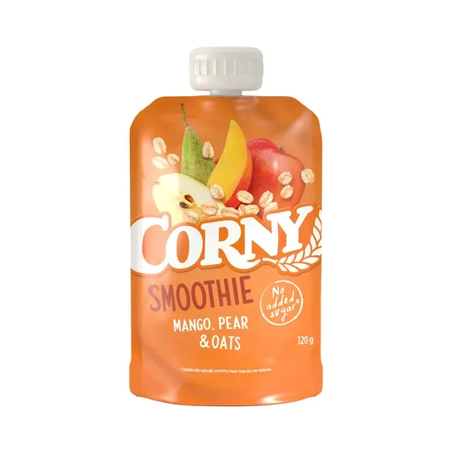 Smuuti mango, pirni ja kaerahelvestega, CORNY, 120 g