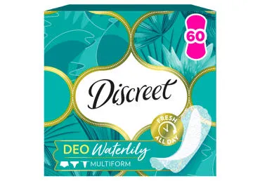 Pesukaitsmed DISCREET Deo Waterlily 60tk