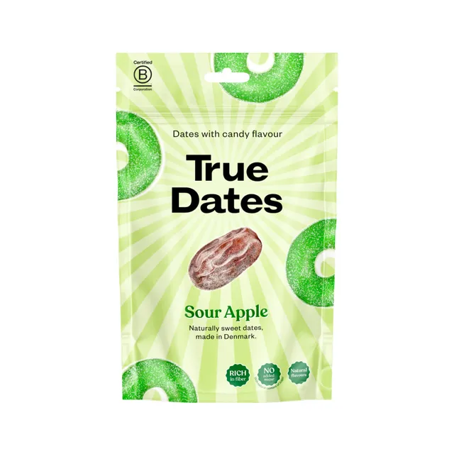 True Dates Dattel Sour Apple 100g