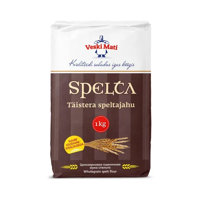 Täistera speltajahu, VESKI MATI, 1 kg