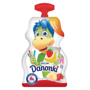 Danonino Maasika-banaanijogurt tuubis 70G