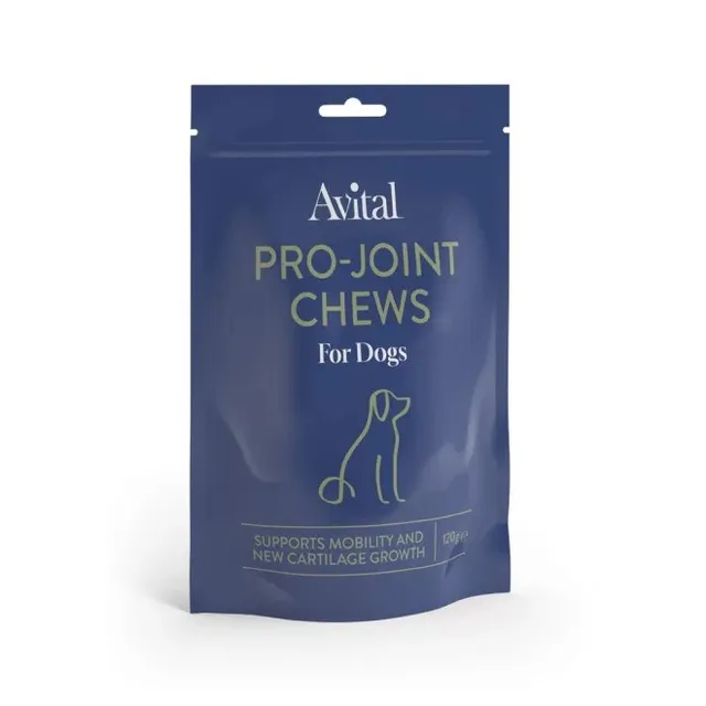 Avital Pro-Joint Chews maiused koertele liigeste toetamiseks, 120 g / N60