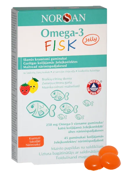 Kalaõli NORSAN Omega-3 FISK. Toidulisand