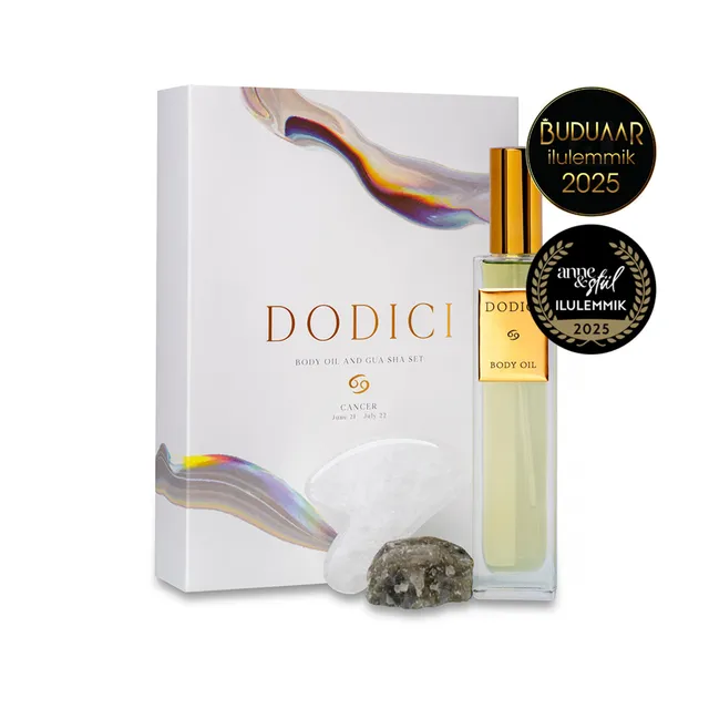 DODICI  kehaõli ja gua sha komplekt