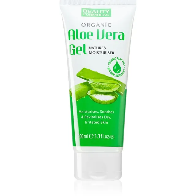 Beauty Formulas Aloe Vera Niisutav geel kehale ja näole 100 ml