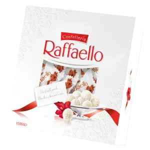 Raffaello kookoshelvestega kaetud mandlisüdamega maiustus 260 g