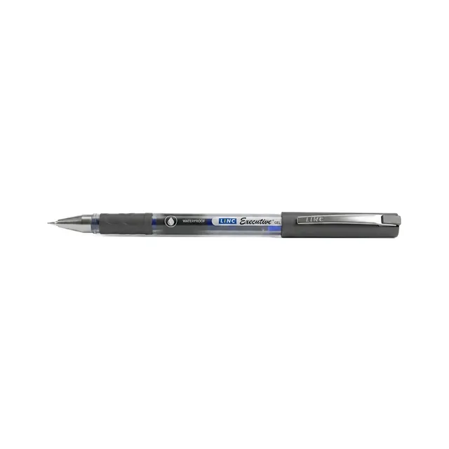 Geelpliiats Executive Sharpline, must, LINC, 1 tk