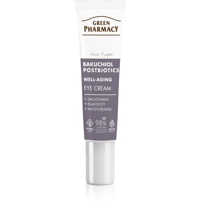 Green Pharmacy Bakuchiol & Postbiotics Eye Cream Silmakreem vananemisvastase toimega 15 ml