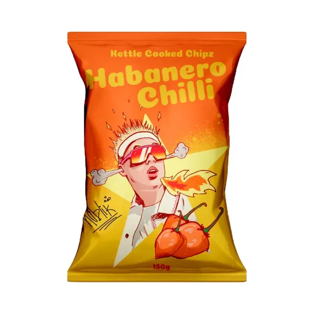 Kartulikrõps Kettle Cooked Habanero tšilli maitseline, NUBLIK, 150 g