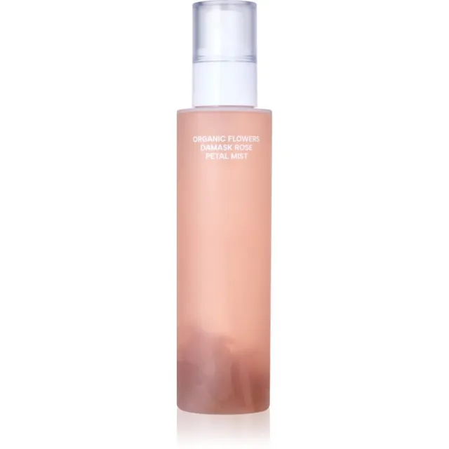 WHAMISA Organic Flowers Damask Rose Petal Mist Niisutav udupihusti rahustavate efektidega 100 ml