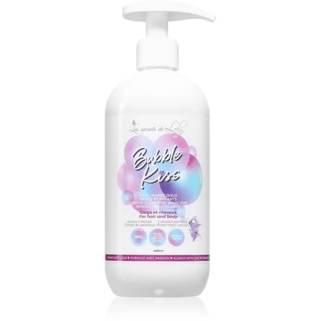 Les Secrets De Loly Bubble Kiss Pesugeel kehale ja juustele lastele 400 ml