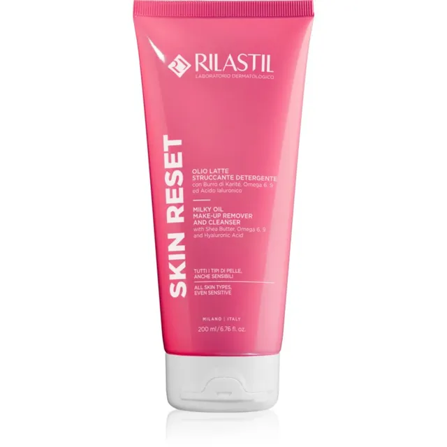 Rilastil Skin Reset Õrn puhastuspiim kuivale ja tundlikule nahale 200 ml