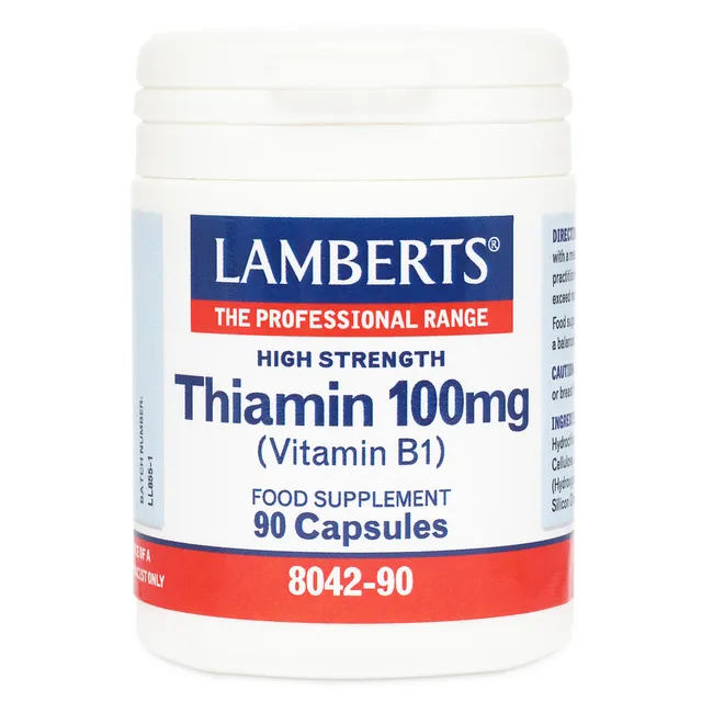 LAMBERTS Thiamin 100mg 90 Capsules