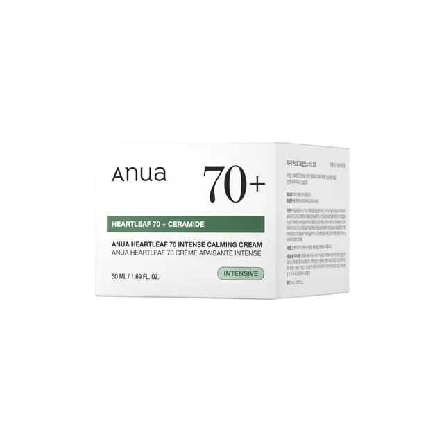 Anua Heartleaf 70% Intense Calming Cream Intensiivne rahustav ja kaitsev kreem kõigile nahatüüpidele, kaasa arvatud tundlikule nahale 50 ml