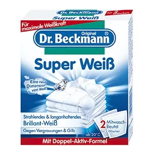 Dr. Beckmann Super White pesuvalgendi 2 tk
