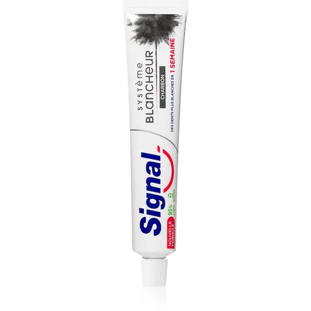 Signal White System Charcoal Hambapasta 75 ml