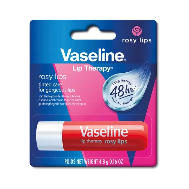 Hügieeniline Huulepulk Rosy, tooniv, VASELINE, 4,8g