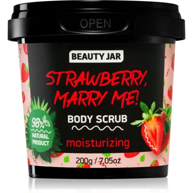 Beauty Jar Strawberry, Marry Me! Niisutav kehakoorija 200 g