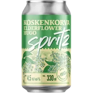 Koskenkorva Spritz Elderflower Hugo muu alkohoolne jook 4,5%vol 330 ml