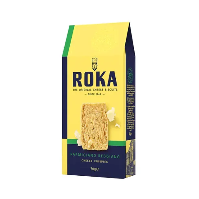 Krõbedad küpsised Parmesani juustuga, ROKA, 70 g