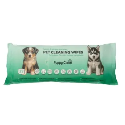 Lemmikloomade puhastuslapid PuppyClean 33tk
