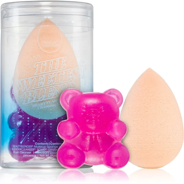 beautyblender® The Sweetest Blend Beary Flawless Cleansing Set komplekt täiusliku ilme jaoks