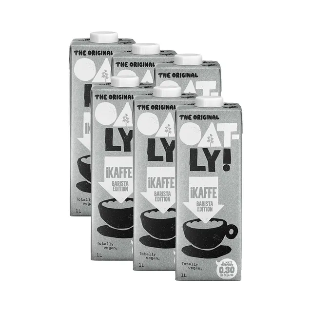 HULGI Vahustatav kaerajook Barista Edition 6tk, OATLY, 6 x 1 L