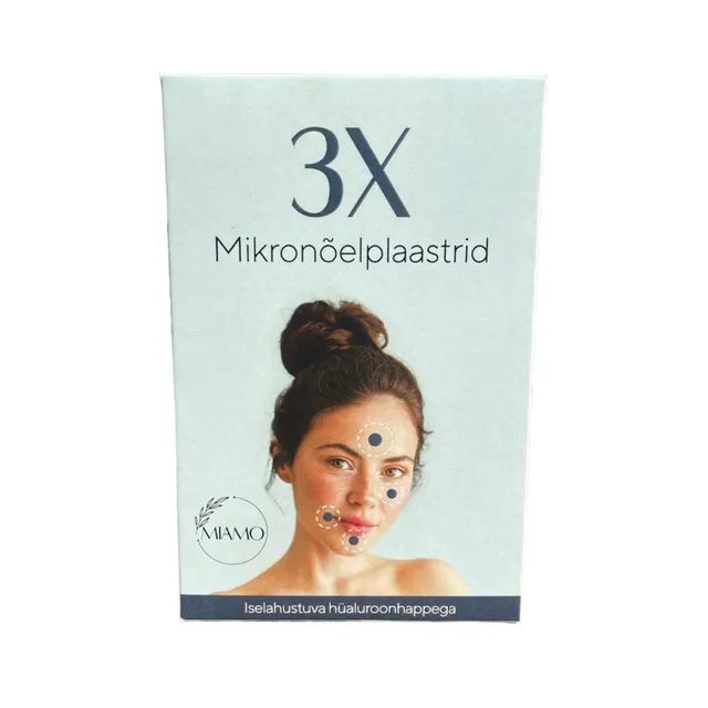 Hüaluroonhappega mikronõelplaastrid x3