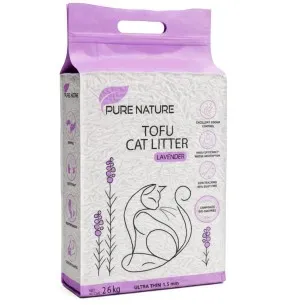 Pure Nature TOFU LAVENDER kassiliiv, erakordselt tõhus 3-etapiline lõhnakontroll ja imavus, lavendel