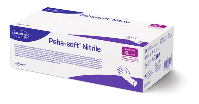 PEHA-SOFT KINDAD NITRILE PUUDRIVABAD XL N90