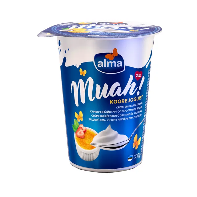 Alma Muah Koorejogurt Creme Brulee 380g