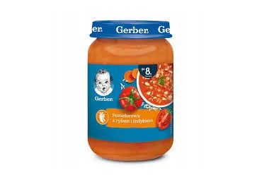 Tomatisupp riisi.kalkun.GERBER 190g 8k