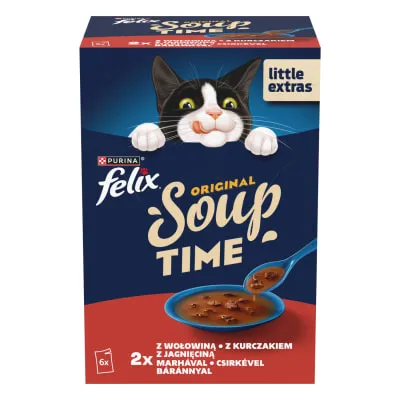 Supp kassidele Felix Soup Original lih. 6x48g
