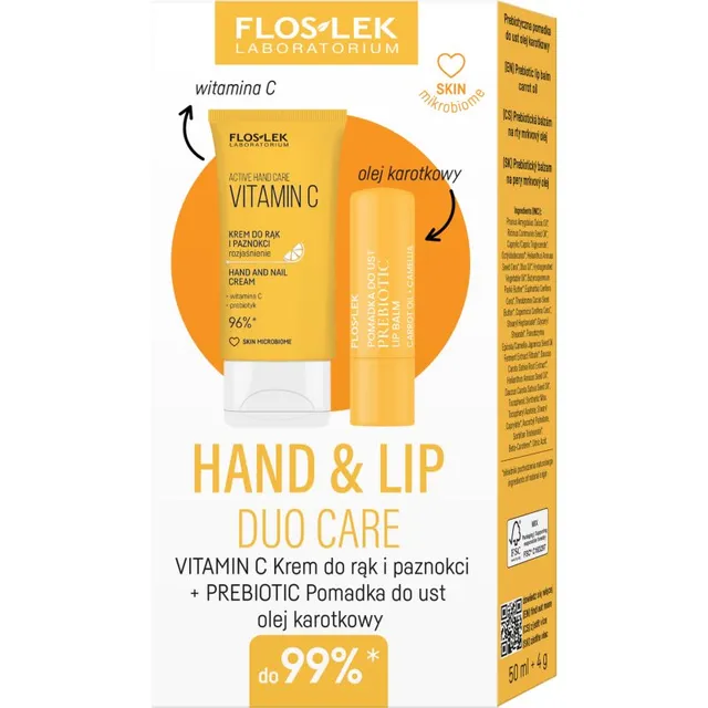 FlosLek Laboratorium Hand & Lip Vitamin C Kinkekomplekt