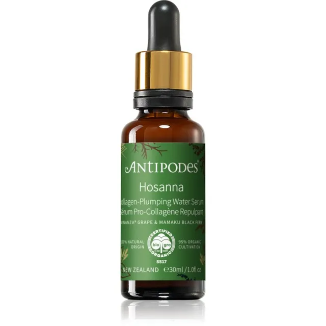 Antipodes Hosanna Collagen-Plumping Water Serum Noorendav seerum kollageeni tootmise toetamiseks 30 ml