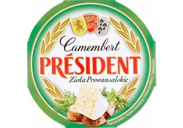 Juust Camembert PRESIDENT ürtidega,120g