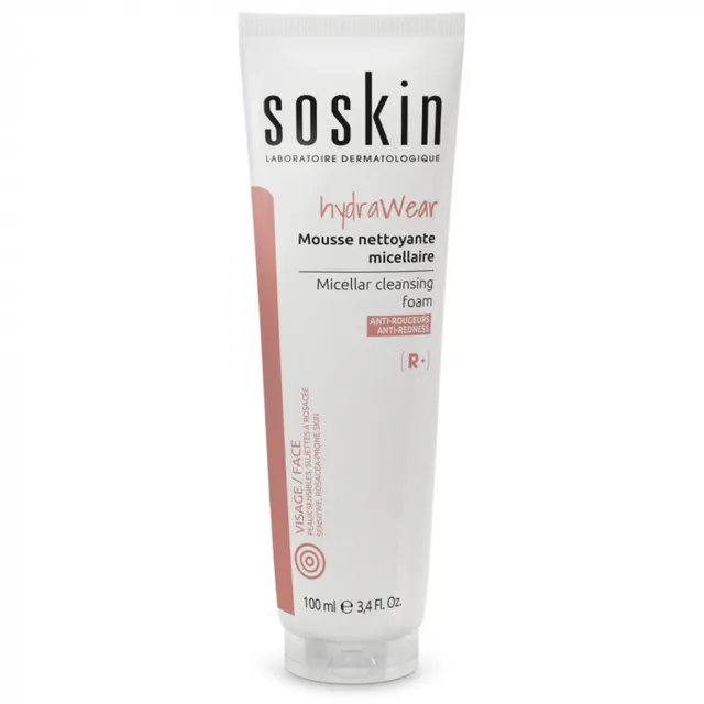 Soskin R+ Hydrawear rahustav näopuhastusvaht 100 ml