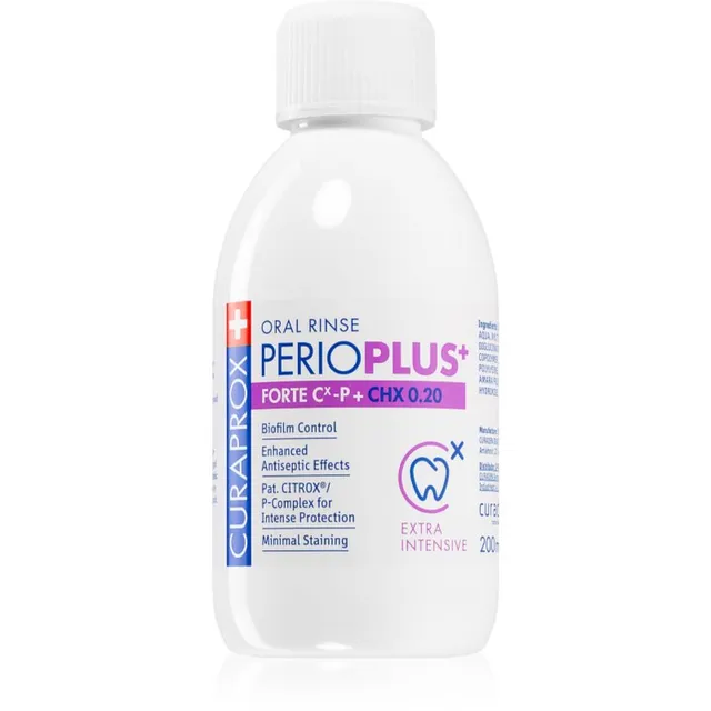 Curaprox Perio Plus+ Forte 0.20 CHX Suuloputusvesi 200 ml