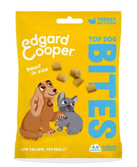 Edgard Cooper Bites maius väikestele koertele, kalkun/kana, 50 g