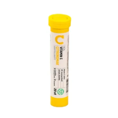 Toidul.vitamiin C ICA sidruni maits. 20tabl.