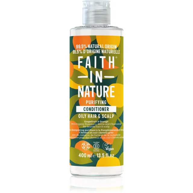 Faith In Nature Grapefruit & Orange Looduslik palsam normaalsetele kuni kuivadele juustele 400 ml