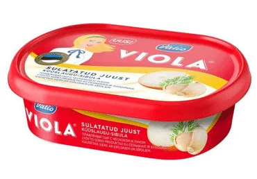 Sulatatud juust VALIO küüsl.-sibul,185g