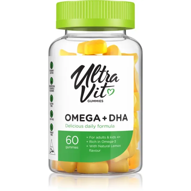 VPLab UltraVit Gummies Omega+DHA Pehmed näritavad kapslid 172 g