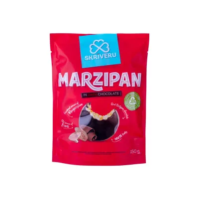 Martsipan tumedas šokolaadis Skriveru 150g