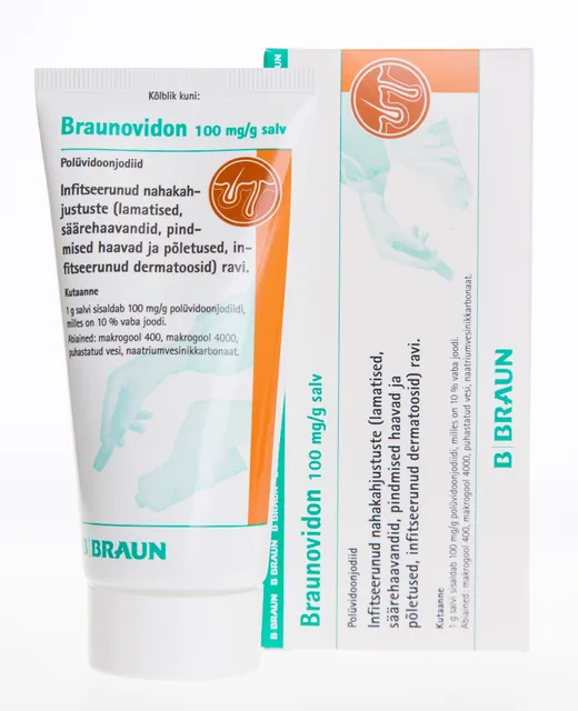 BRAUNOVIDON SALV 100MG/G 100 g