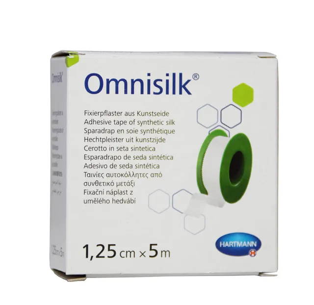 OMNISILK RULLPLAASTER 1,25CMX5M (SIIDIST)
